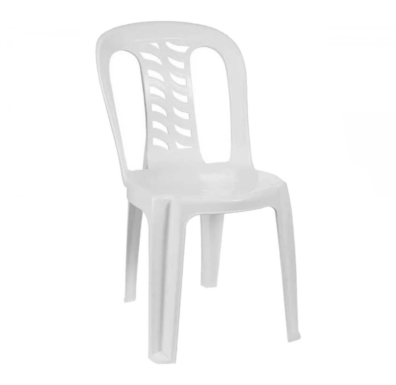 silla bistro blanca